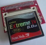 Addonics Dual CF-IDE HDD Adapter with 8GB SanDisk Extreme IV CompactFlash