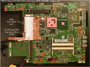 ThinkPad A31 sensor locations on bottom of motherboard.
